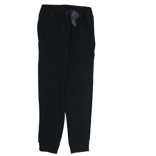 Adidas Men’s Black Track Pants S Regular Fit Fleece Joggers