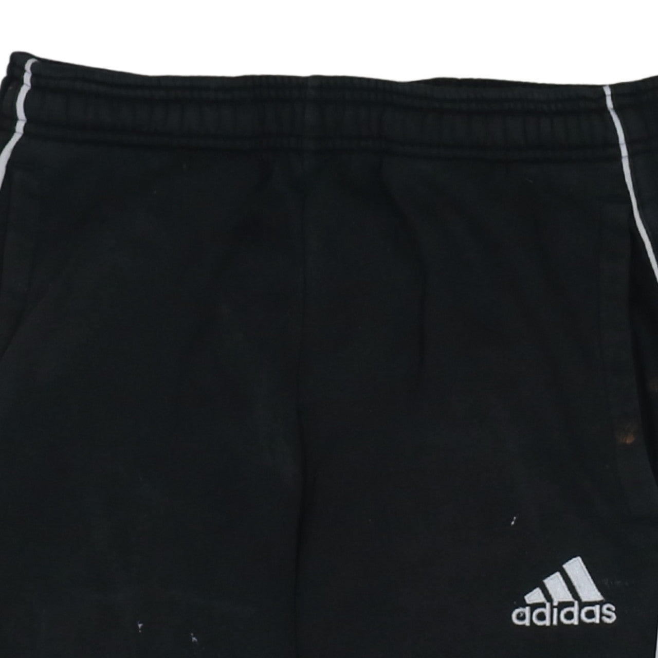 Adidas Men’s Black Track Pants S Regular Fit Fleece Joggers