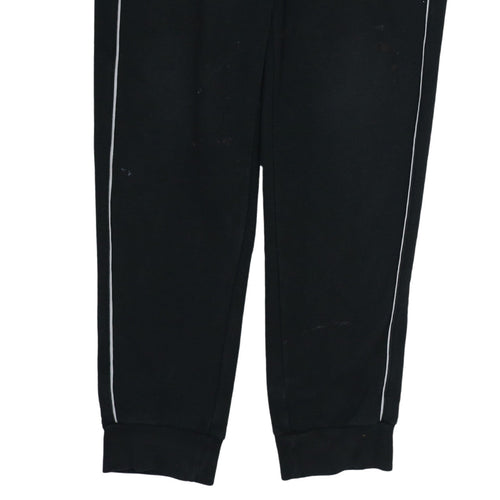 Adidas Men’s Black Track Pants S Regular Fit Fleece Joggers