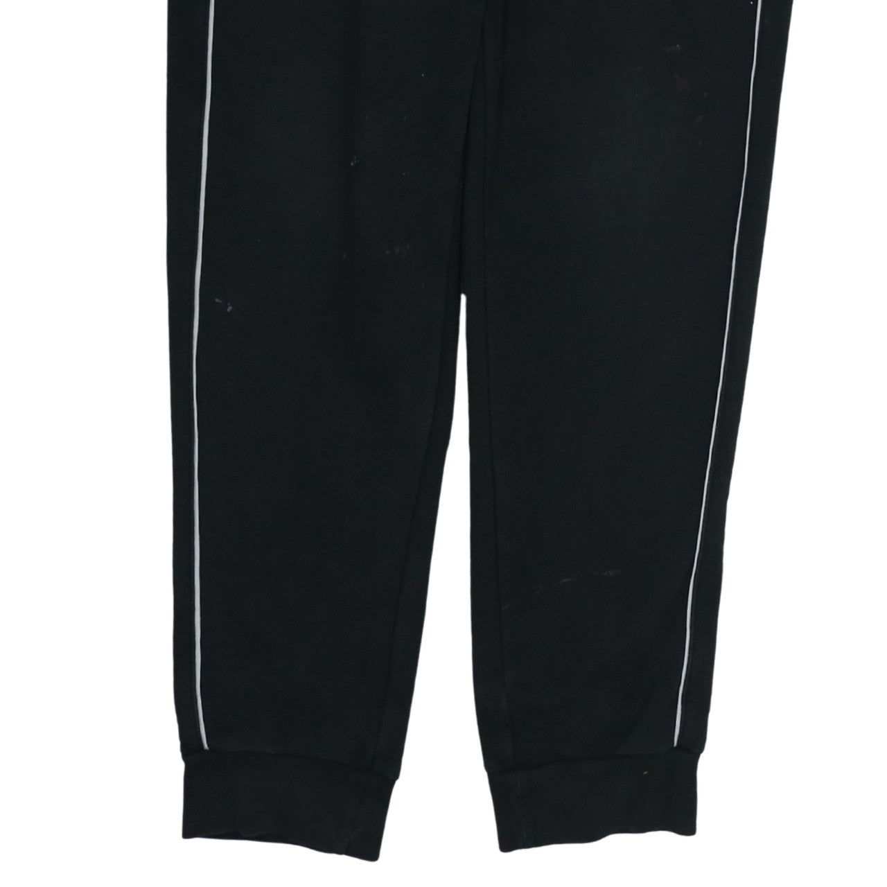 Adidas Men’s Black Track Pants S Regular Fit Fleece Joggers