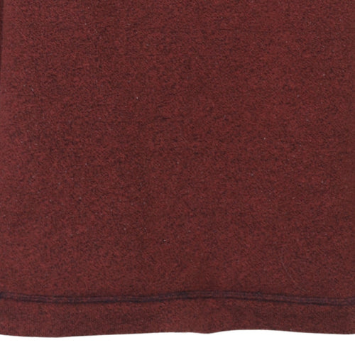 Weird Fish Men's Brown Quarter Zip Fleece Sweatshirt Small