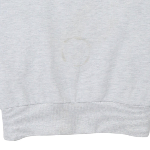 Ellesse Men's Grey Crew Neck Sweatshirt M Pullover Logo Fleece