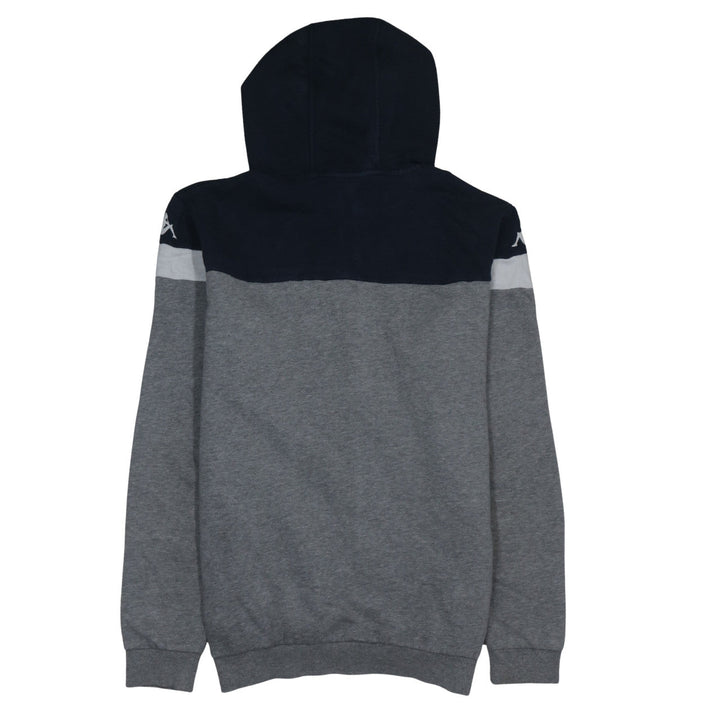 Kappa Men’s Grey & Navy Full Zip Hoodie XL BCM Dunkerque Sportswear