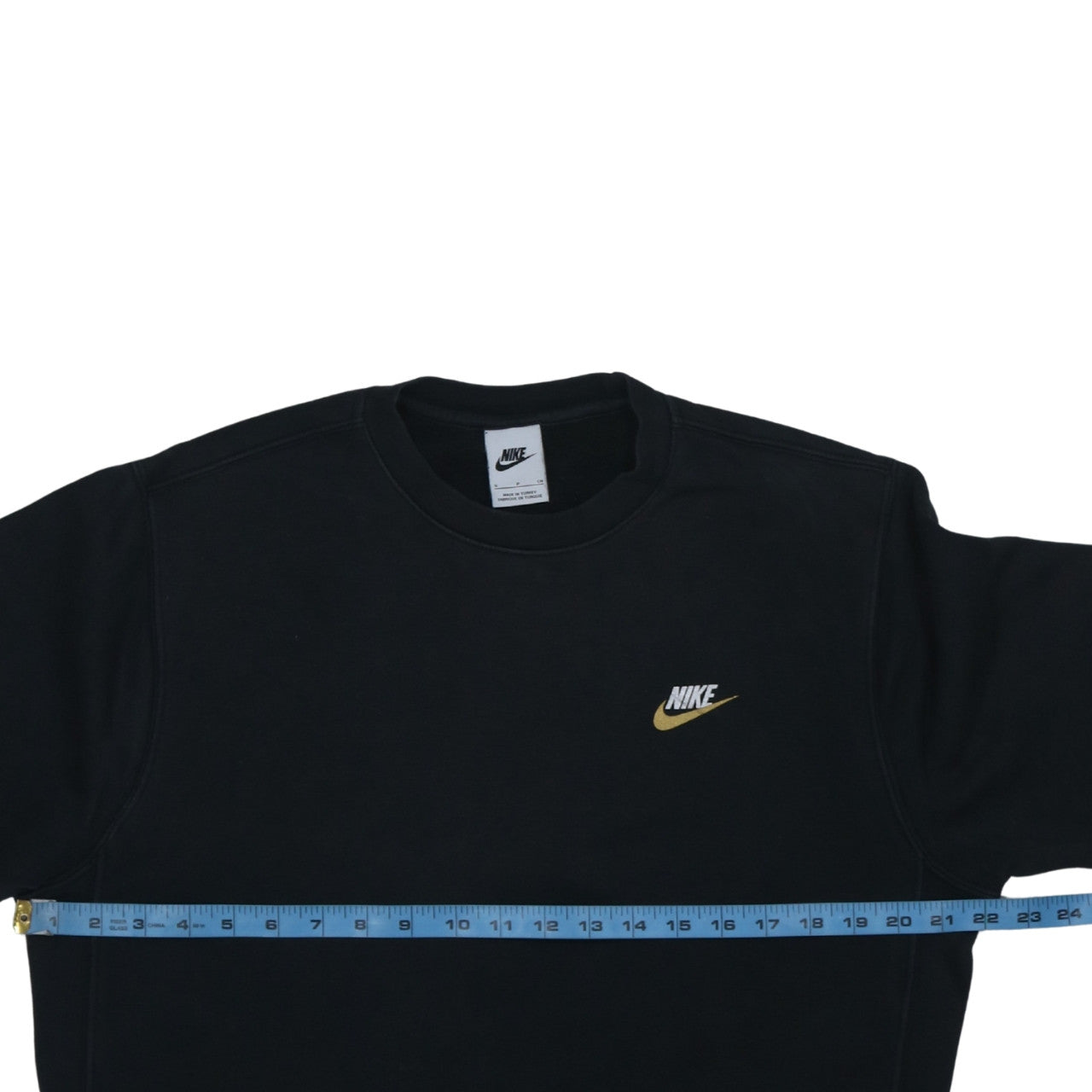 Nike Men's Black Small Crew Neck Pullover Sweatshirt