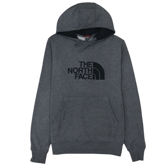 The North Face Mens Grey Pullover Hoodie Medium Outdoor Logo