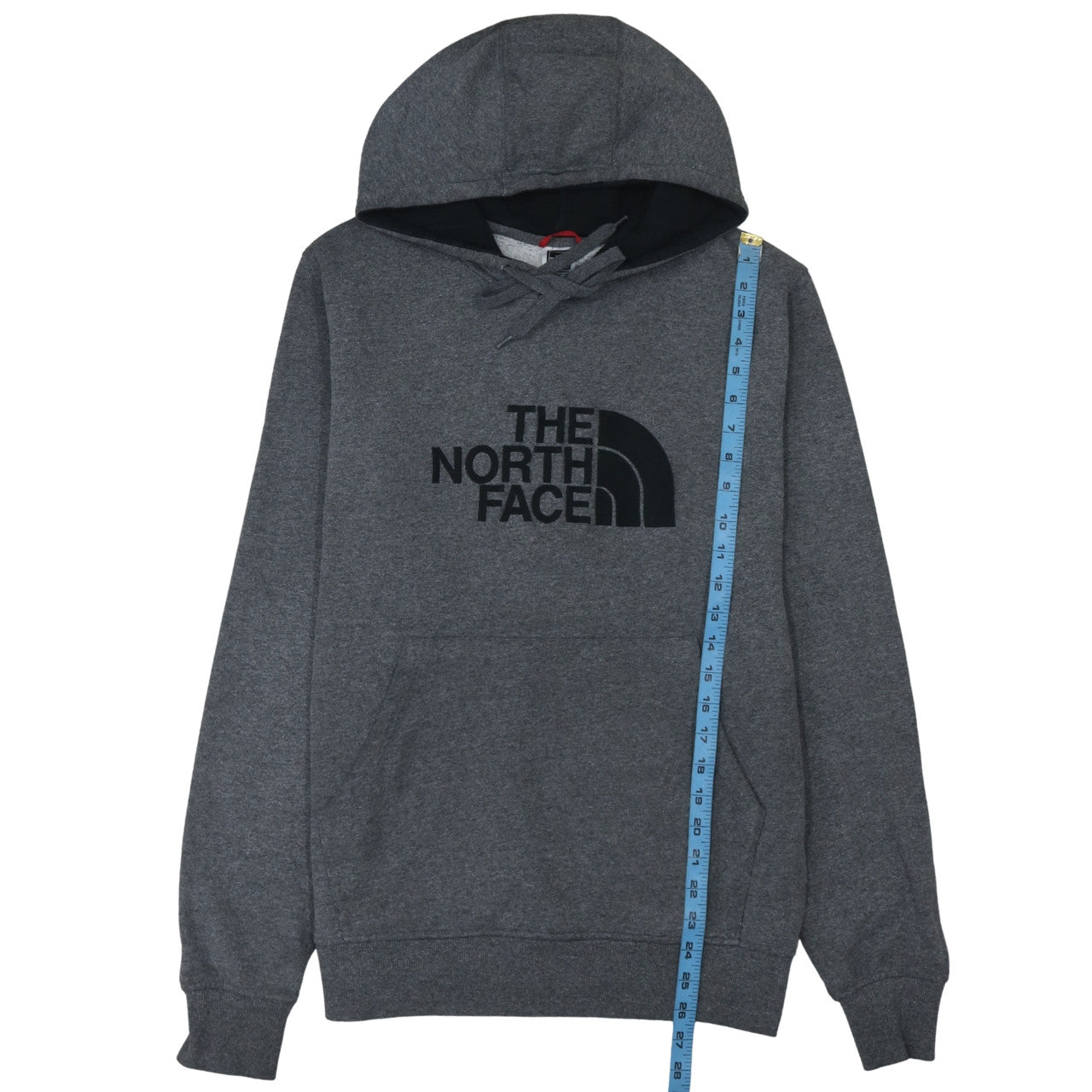 The North Face Mens Grey Pullover Hoodie Medium Outdoor Logo