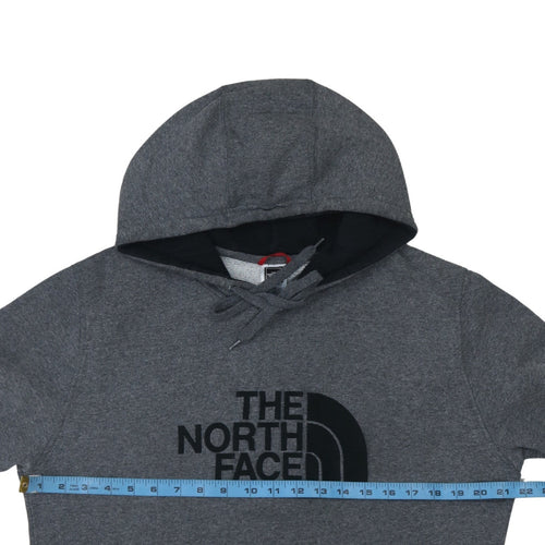 The North Face Mens Grey Pullover Hoodie Medium Outdoor Logo