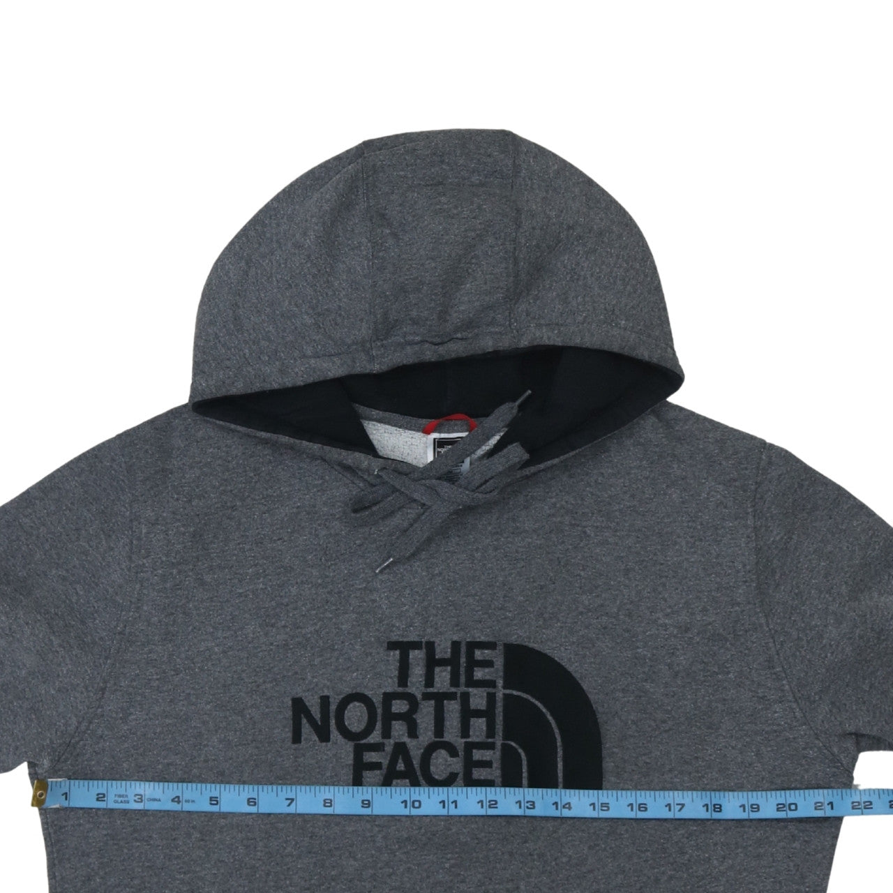 The North Face Mens Grey Pullover Hoodie Medium Outdoor Logo