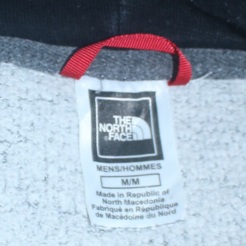 The North Face Mens Grey Pullover Hoodie Medium Outdoor Logo
