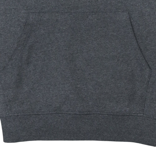 The North Face Mens Grey Pullover Hoodie Medium Outdoor Logo