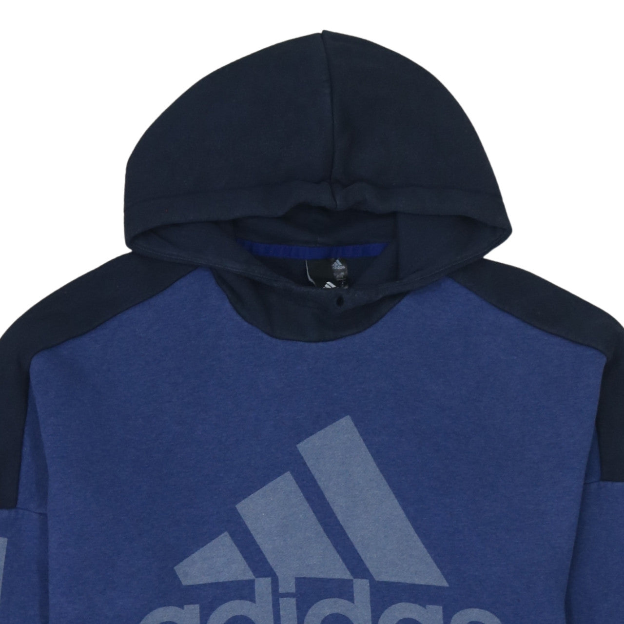 Adidas Men's Blue Pullover Hoodie Size S Regular Fit Fleece