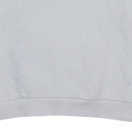Tommy Sport Men's White Small Pullover Logo Sweatshirt