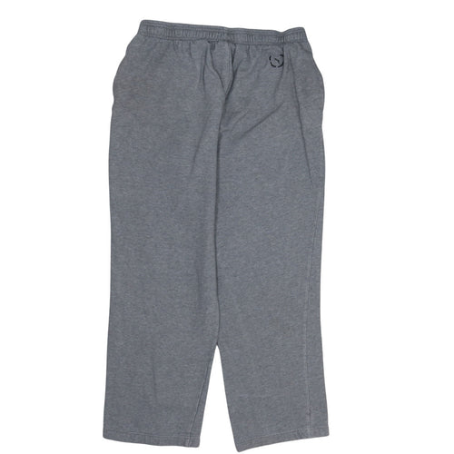 Puma Men’s Grey Fleece Sweatpants L Regular Fit Elastic Waist