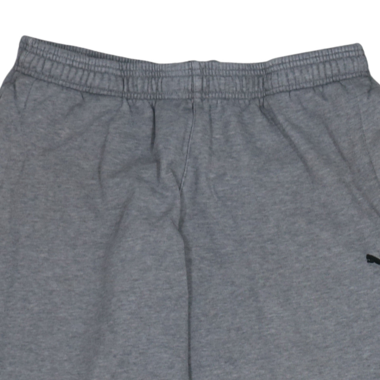 Puma Men’s Grey Fleece Sweatpants L Regular Fit Elastic Waist