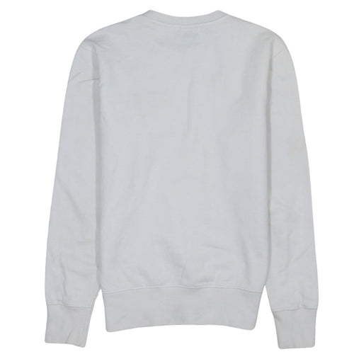 Champion Men's White Small Pullover Crew Neck Sweatshirt