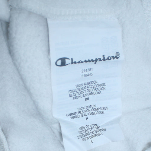 Champion Men's White Small Pullover Crew Neck Sweatshirt