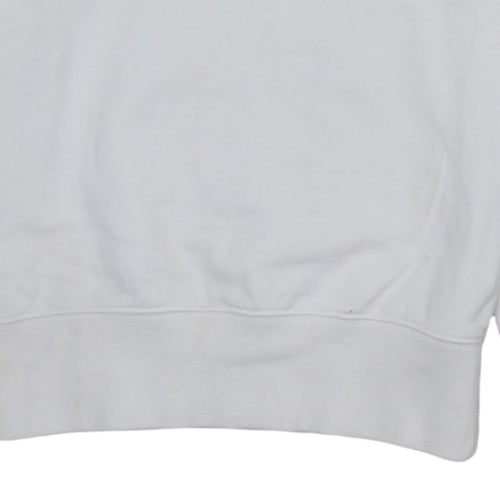 Champion Men's White Small Pullover Crew Neck Sweatshirt
