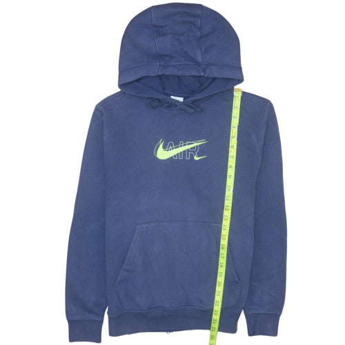 Nike Men's Blue XS Pullover Hoodie with Logo Graphic Print