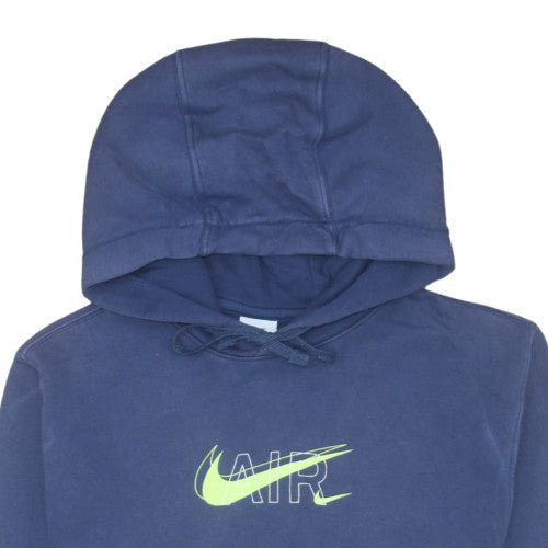 Nike Men's Blue XS Pullover Hoodie with Logo Graphic Print