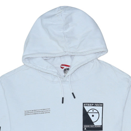 The North Face Men's White Steep Tech Pullover Hoodie M