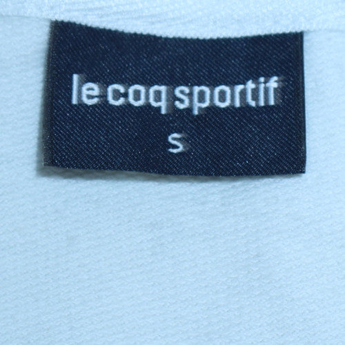 Le Coq Sportif Men's White Full Zip Hoodie Size S