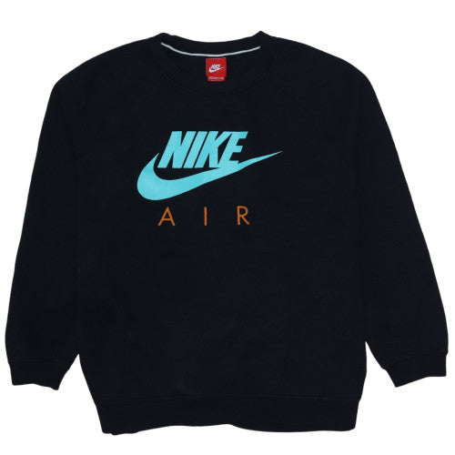 Nike Men's Black XL Pullover Sweatshirt Crew Neck Graphic Logo