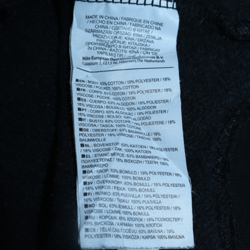Nike Men's Black XL Pullover Sweatshirt Crew Neck Graphic Logo