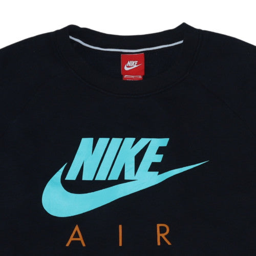 Nike Men's Black XL Pullover Sweatshirt Crew Neck Graphic Logo