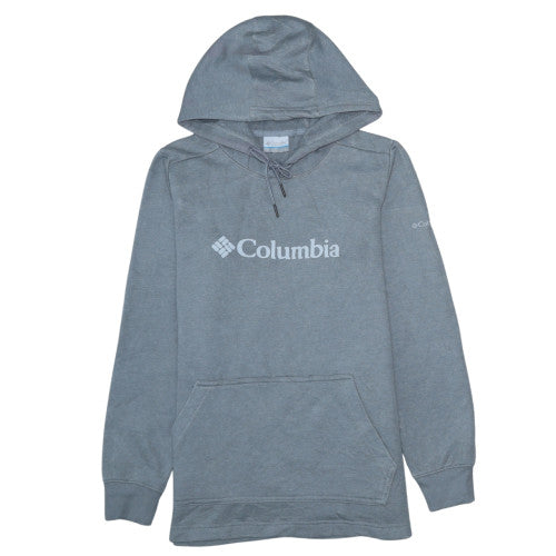 Columbia Men’s Grey Pullover Hoodie S Logo Fleece Outdoor
