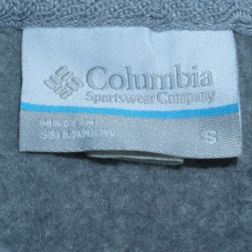 Columbia Men’s Grey Pullover Hoodie S Logo Fleece Outdoor