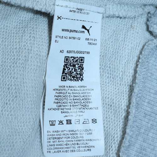 Puma Teens Grey Pullover Hoodie Sweatshirt Size 164 Regular Fit