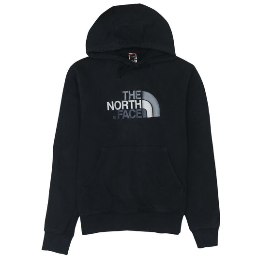The North Face Men's Black Pullover Hoodie L Embroidered Fleece Outdoor