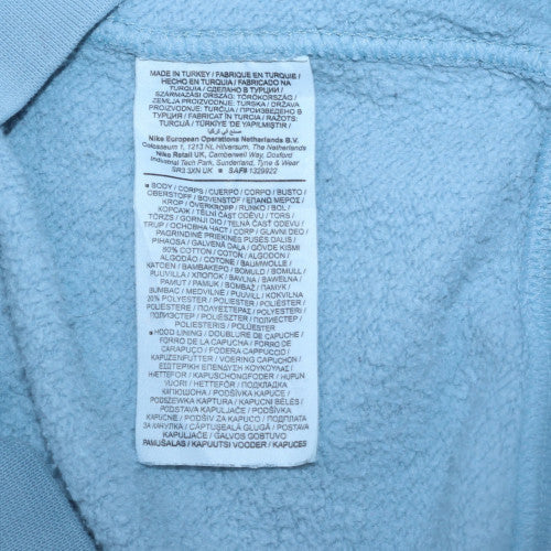 Nike Men's Blue Pullover Hoodie Size Small Fleece Sweatshirt