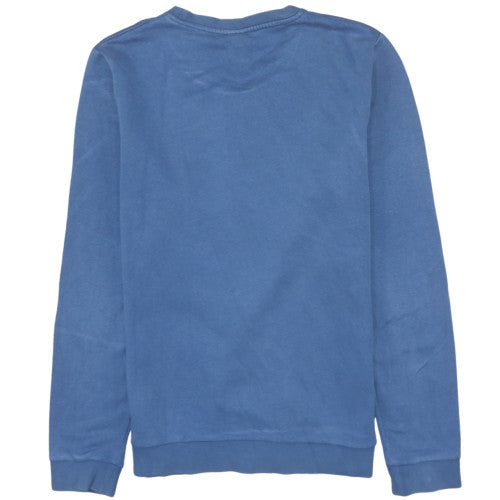 Le Coq Sportif Men's Blue Small Crew Neck Pullover Sweatshirt