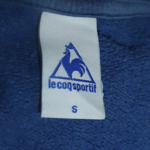 Le Coq Sportif Men's Blue Small Crew Neck Pullover Sweatshirt