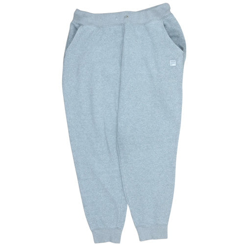 Fila Men's Grey Fleece Sweatpants L Regular Fit Tapered Joggers