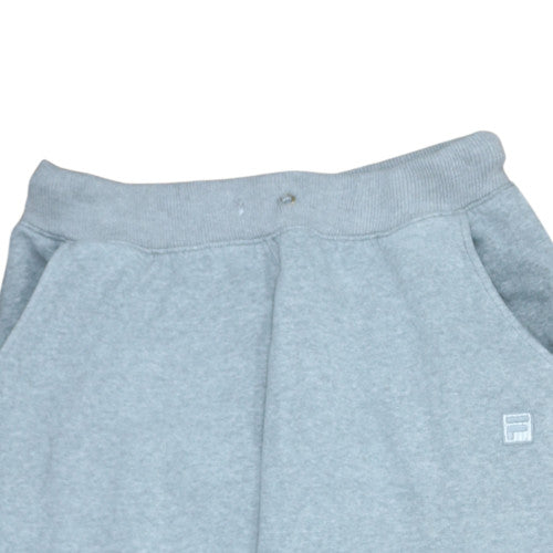 Fila Men's Grey Fleece Sweatpants L Regular Fit Tapered Joggers