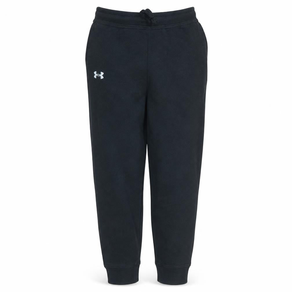 Under Armour Boys Black Jogger Trousers YLG Fleece Activewear