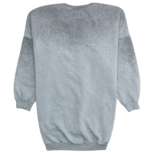 Adidas Unisex Grey Pullover Crew Neck Sweatshirt Size L
