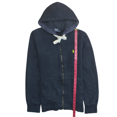 Polo Ralph Lauren Men's Blue Full Zip Hoodie Size M