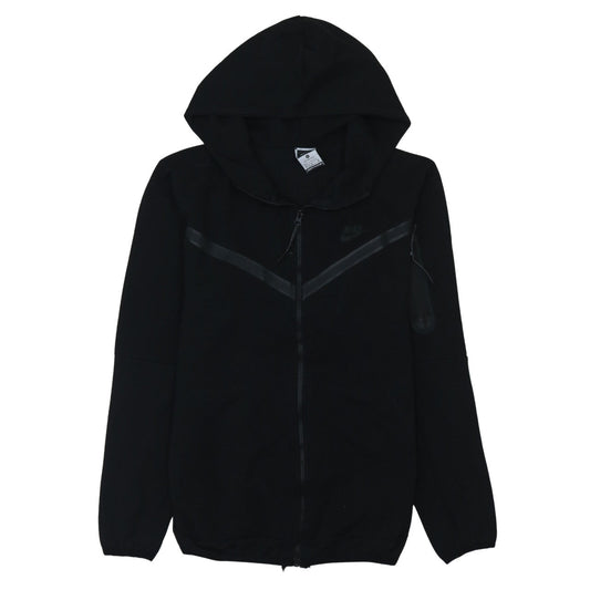 Nike Men's Black Full Zip Hoodie M Sports Fleece Sweatshirt