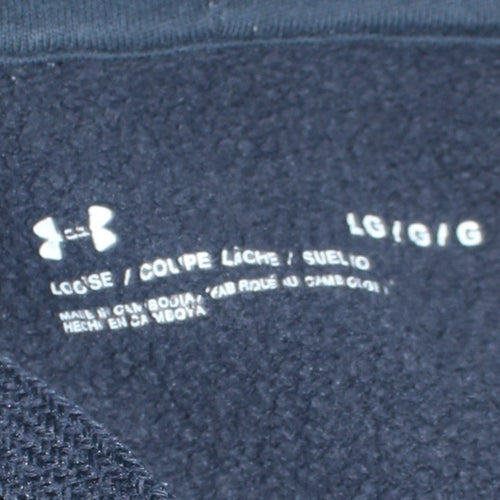 Under Armour Men's Black Pullover Hoodie L Sports Fleece