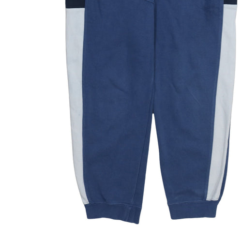 Nike Blue Teens XL Jogger Trousers Fleece Colourblock Activewear