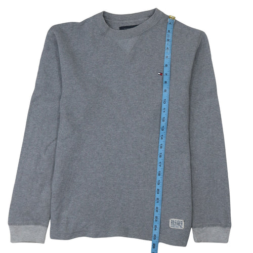 Tommy Hilfiger Men's Grey Crew Neck Pullover Sweatshirt M