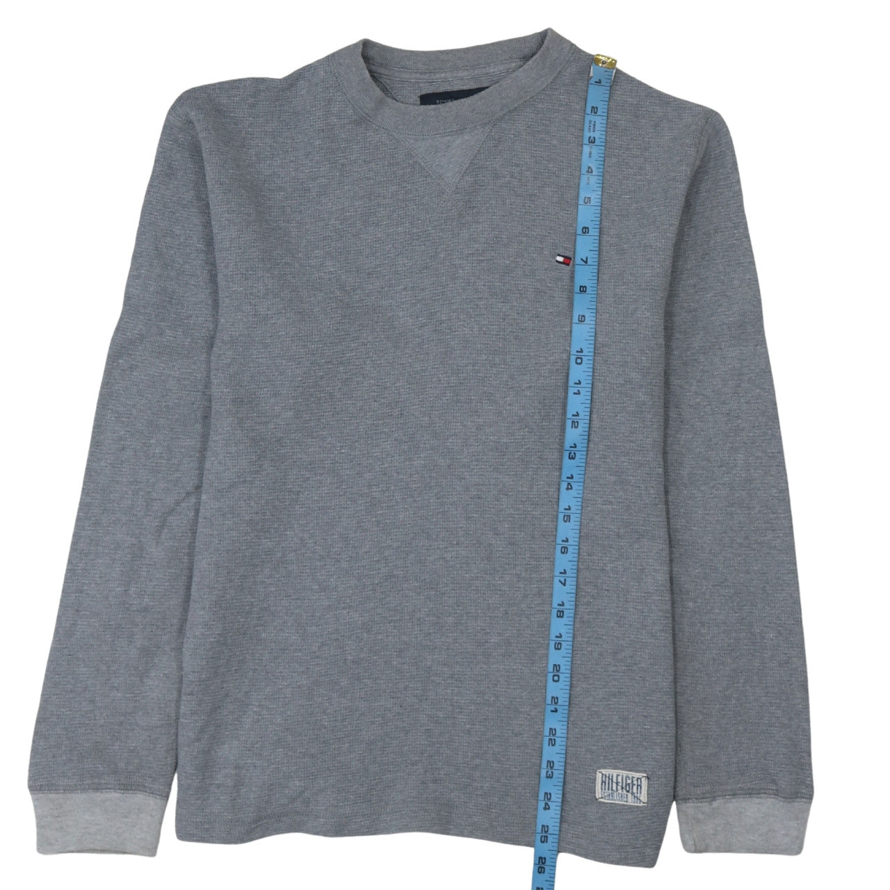 Tommy Hilfiger Men's Grey Crew Neck Pullover Sweatshirt M
