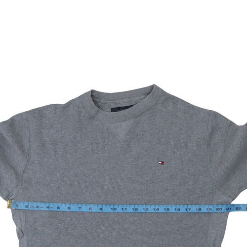 Tommy Hilfiger Men's Grey Crew Neck Pullover Sweatshirt M