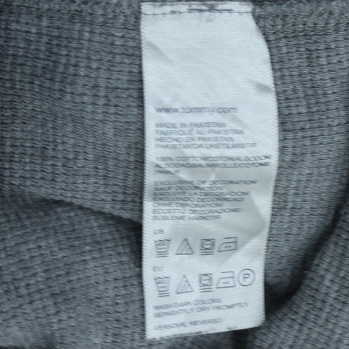 Tommy Hilfiger Men's Grey Crew Neck Pullover Sweatshirt M