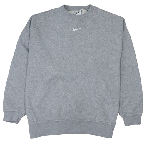 Nike Men's Grey Crew Neck Sweatshirt Small Pullover Fleece