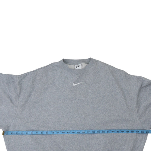 Nike Men's Grey Crew Neck Sweatshirt Small Pullover Fleece