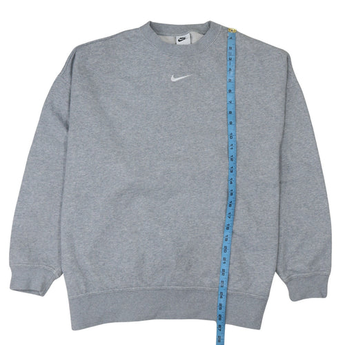 Nike Men's Grey Crew Neck Sweatshirt Small Pullover Fleece